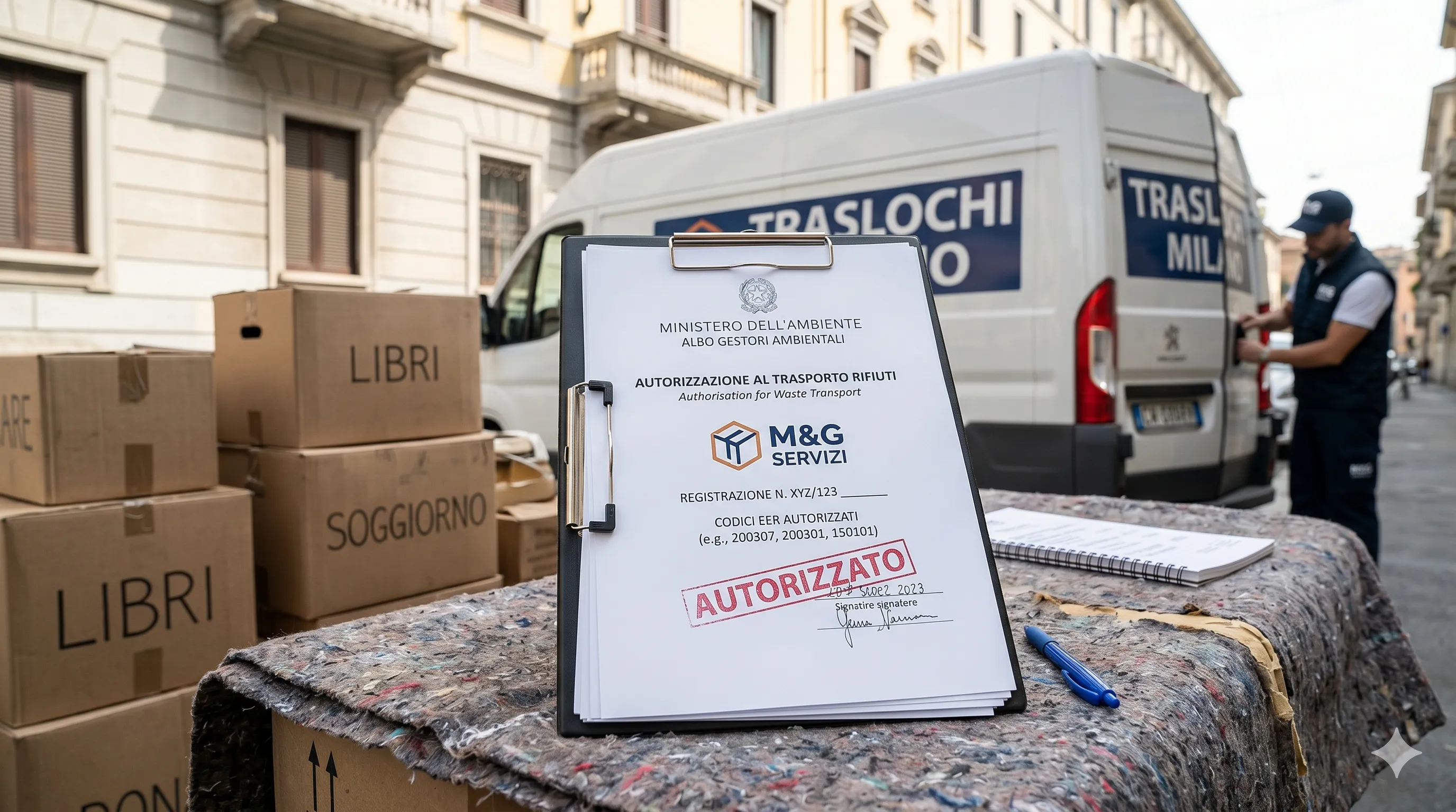 Ditta di sgomberi autorizzata a Milano